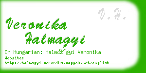 veronika halmagyi business card